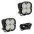 Baja Designs 557806 Clear Lens Work/Scene Black LED Light Pods Squadron Sport Pair | Universal