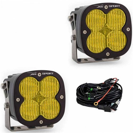 Baja Designs 567815 Amber Lens Wide Cornering LED Light Pods XL Sport Pair | Universal