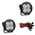 Baja Designs 587805 Clear Lens Wide Cornering Black LED Light Pods Squadron-R Sport Pair | Universal