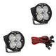 Baja Designs 587805 Clear Lens Wide Cornering Black LED Light Pods Squadron-R Sport Pair | Universal