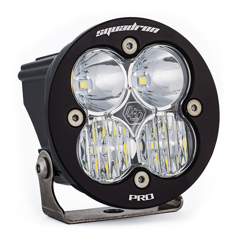 Baja Designs 590003 Clear Lens Driving/Combo Black LED Light Pod Squadron-R Pro | Universal