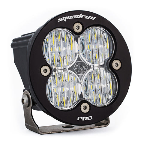 Baja Designs 590005 Clear Lens Wide Cornering Black LED Light Pod Squadron-R Pro | Universal