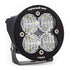 Baja Designs 590005 Clear Lens Wide Cornering Black LED Light Pod Squadron-R Pro | Universal