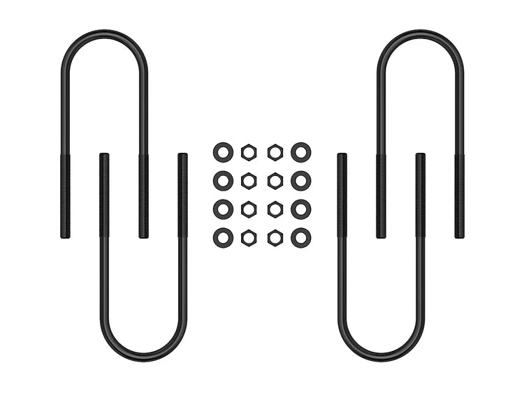ICON 37024 Rear 12" U-Bolt Kit | 1999-2010 Ford F250/F350 Super Duty Dually