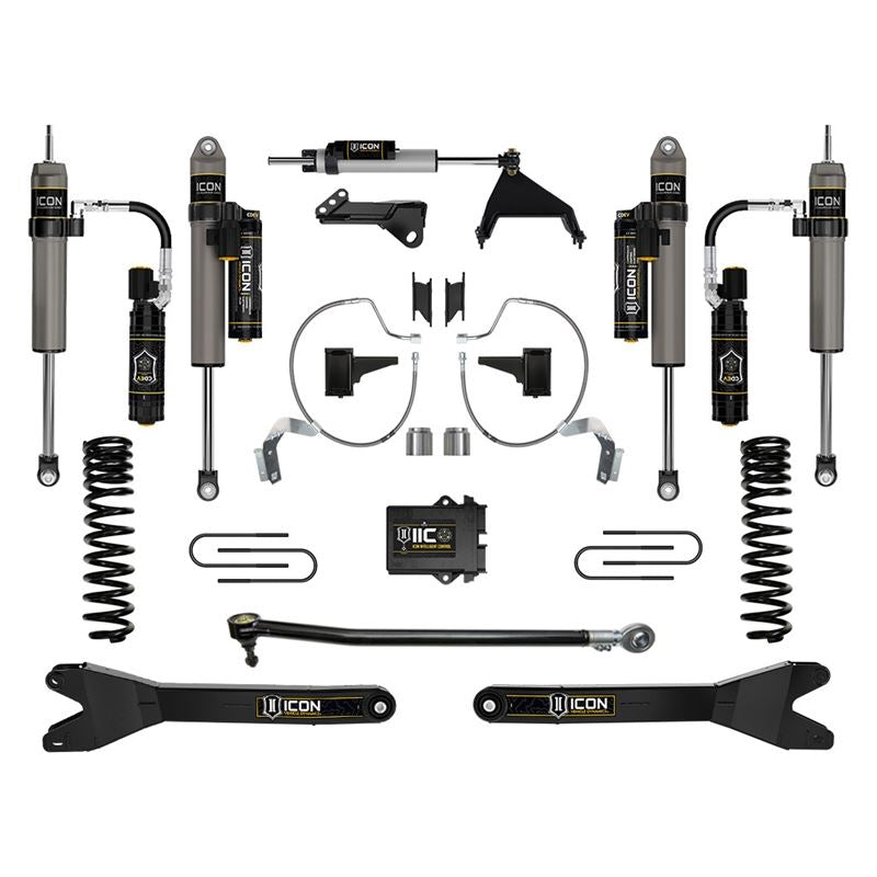 ICON K65907R 4.5" Lift Stage 8 Suspension System Kit w/ Radius Arms | 2023-2025 Ford F250/F350 Super Duty DIESEL