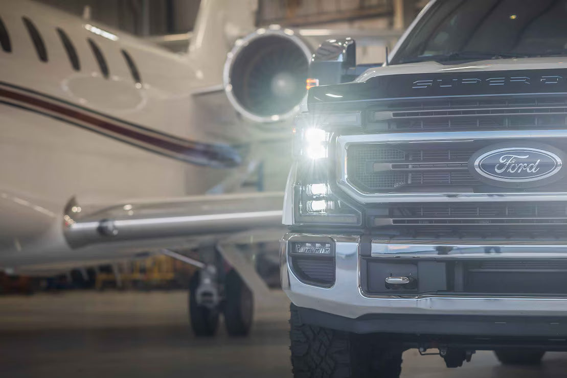Morimoto LF508 XB LED Headlights - Pair | 2020-2022 Ford F250/F350/F450/F550 Super Duty w/ Factory Halogen Headlights
