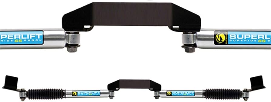 Superlift 92709 Dual Steering Stabilizer Kit | 2009-2013 Dodge RAM 2500/3500 4WD