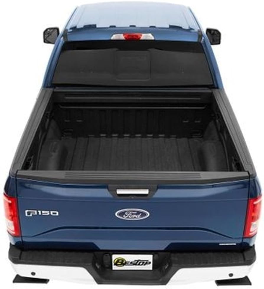 Bestop 16223-01 EZ Fold Tonneau Cover | 2017-2024 Ford F250/F350 Super Duty w/ 8ft Bed