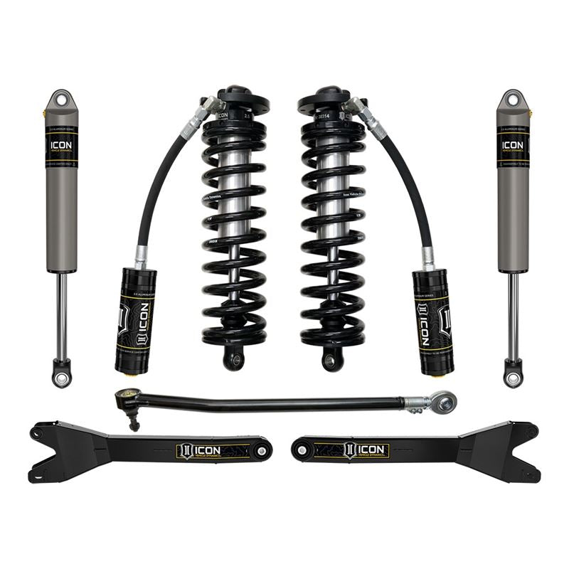 ICON K63202R 2.5-3" Stage 2 Coilover Conversion System w/ Radius Arms | 2023-2025 Ford F250/F350 Super Duty
