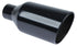 Pypes EVT408B 4" inch Inlet x 8" inch Outlet x 18 inch Long Exhaust Tip - Black | Universal