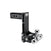 B&W TS20050B Black Tow & Stow Triple Ball Hitch with 2.5 inch Shank, 8 inch Drop, 4.5 inch Rise | Universal