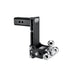 B&W TS20050B Black Tow & Stow Triple Ball Hitch with 2.5 inch Shank, 8 inch Drop, 4.5 inch Rise | Universal