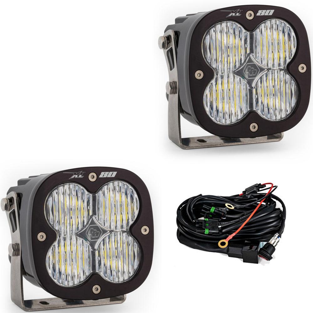 Baja Designs 677805 LED Light Pods Wide Cornering Pattern Pair XL80 Series | Universal