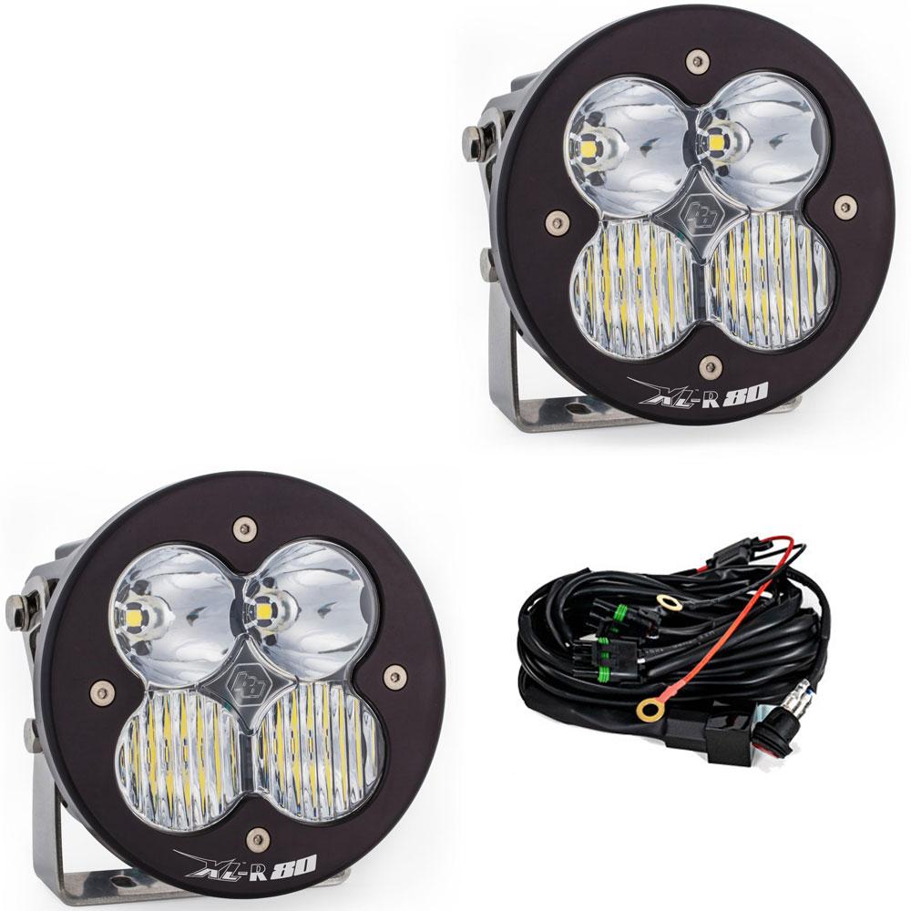 Baja Designs 767803 LED Light Pods Driving Combo Pattern Pair XL R 80 Series | Universal