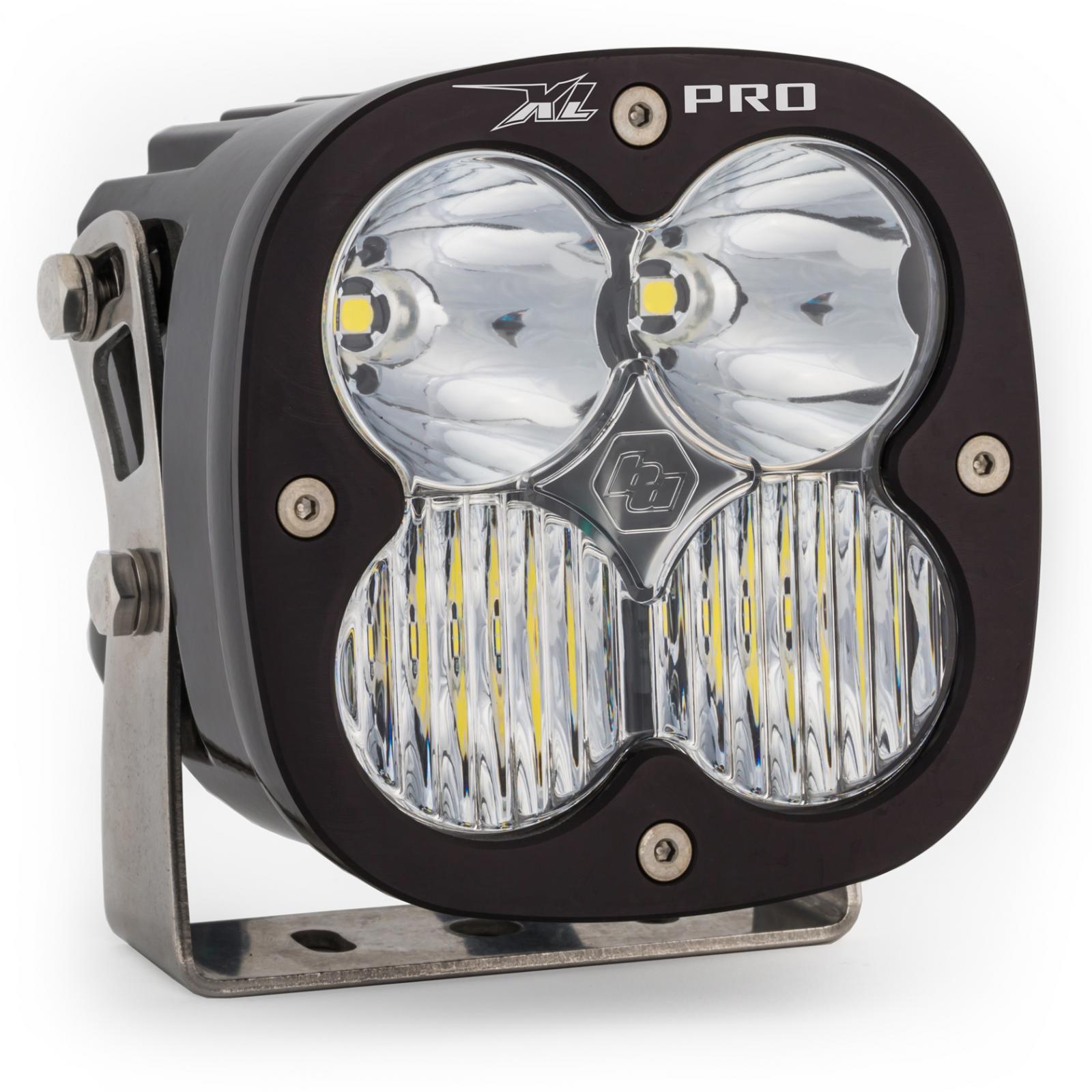 Baja Designs 500003 LED Ligh Pods Black Clear Lens Driving/Combo Pattern XL Pro | Universal