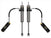 ICON 67811EP 4.5" Front Lift V.S. 2.5 Aluminum Series Shocks - Remote Reservoir w/ CDEV (Pair) | 2023-2025 Ford F250/F350 Super Duty 4WD