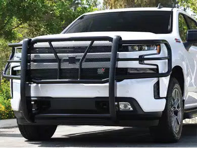 Westin 57-3615 HDX Modular Black Steel Grille Guard | 2011-2014 GM Silverado 2500HD