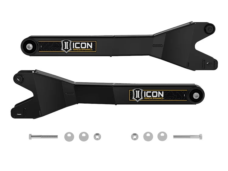 ICON 64041 Radius Arm System - for 0-3" Lift - (Pair) | 2005-2022 Ford F250/F350 Super Duty 4WD