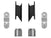 ICON 64050 Front Box Kit - for 4.5" Lift | 2008-2022 Ford F250/F350 Super Duty 4WD