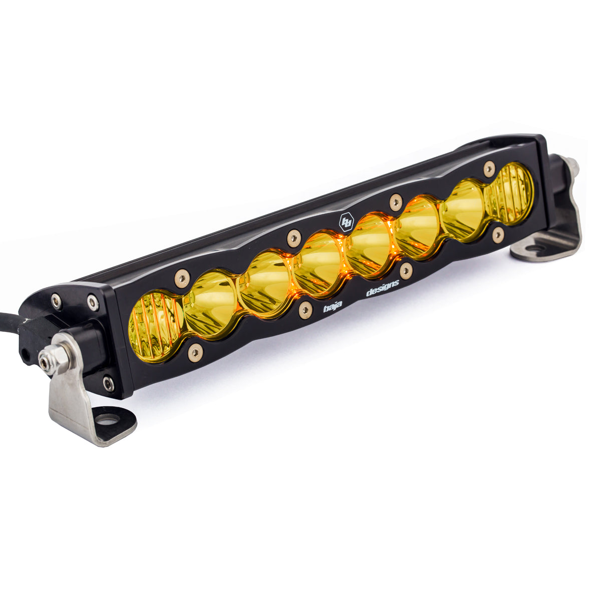 Baja Designs 701013 10 inch LED Light Bar Driving Combo Amber Lens Pattern S8 Series | Universal