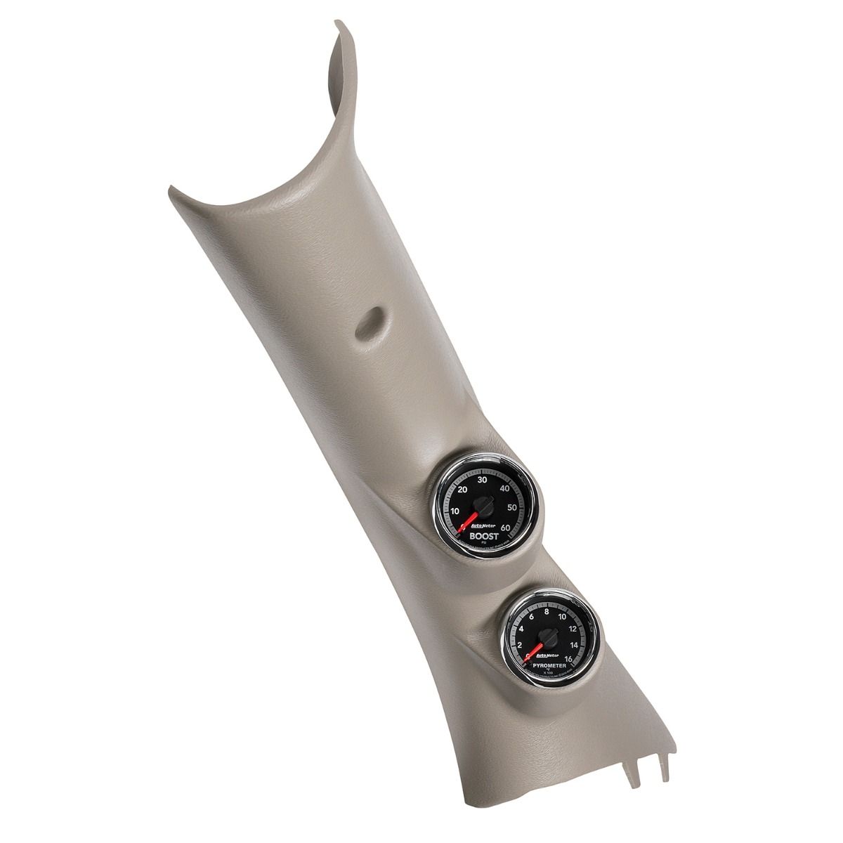 Autometer 7082 Dual Gauge Factory Match Pillar Kit | 2010-2019 RAM 2500/3500 6.7L Cummins