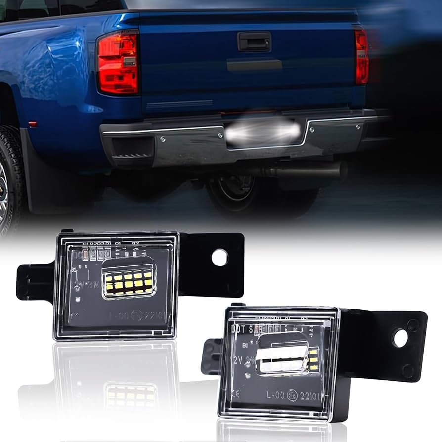 Morimoto LF71207 XB LED License Plate Lights | 2014-2019 GM Silverado/Sierra 2500HD/3500HD