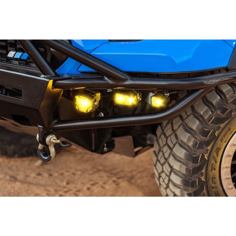 Morimoto BAF101 1Banger HXB Wide Beam LED Pods - Yellow Pair | Universal
