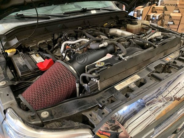 S&B 75-6000 Open Cold Air Intake with Oiled Filter | 2011-2016 Ford F250/F350 6.7L Powerstroke