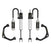 ICON 78734T V.S. 2.5" Aluminum Remote Reservoir Front Shock System - for 0-2" Lift - (Package) | 2020-2026 GM Silverado/Sierra 2500HD/3500HD