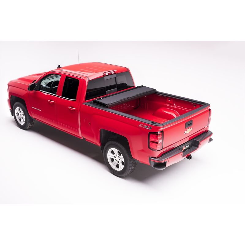 BAK Industries 448122 MX4 Hard Folding Cover | 2014-2019 GM Silverado/Sierra 1500/2500HD/3500HD 8ft Bed