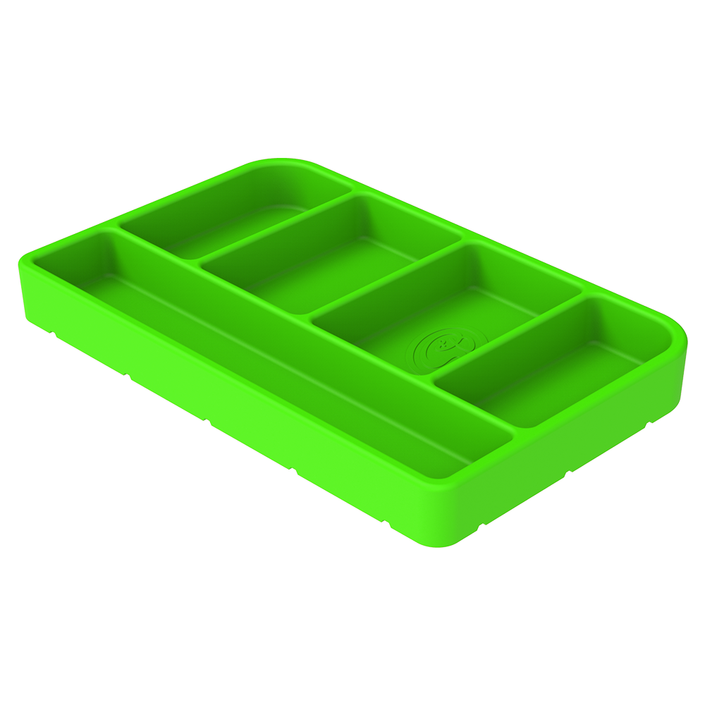 S&B 80-1000S Small Lime Green Silicone Tool Tray | Universal