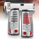 ANZO 311008 Chrome Classic LED Tail Lights | 2003-2007 GM Chevrolet Silverado 2500HD/3500HD