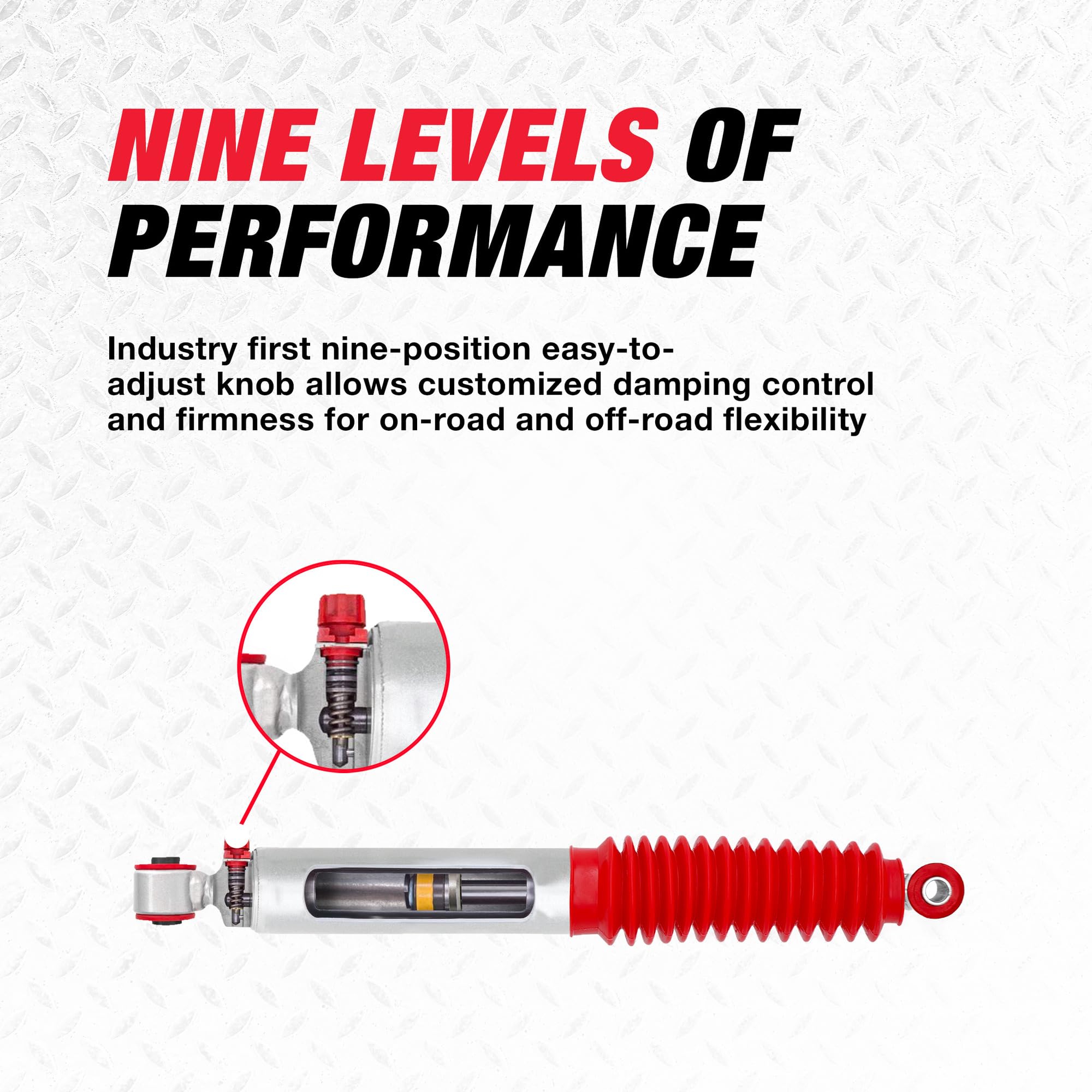 Rancho RS999379 Rear Shock Absorber | 2011-2025 GM Silverado/Sierra 2500HD/3500HD 6.6L Duramax