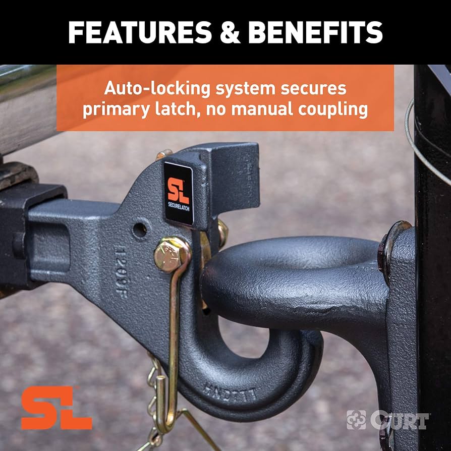CURT 48405 Receiver-Mount & Pintle Hook | Universal