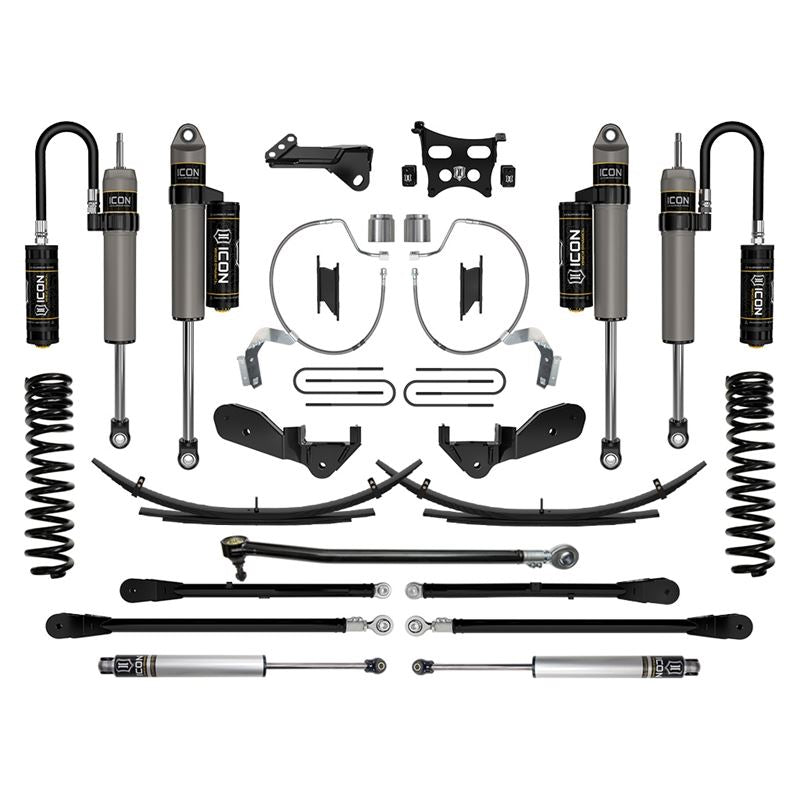 ICON K64536L 4.5" Lift Stage 6 Suspension System Kit w/ Expansion Packs (Gas) | 2023-2025 Ford F250/F350 Super Duty