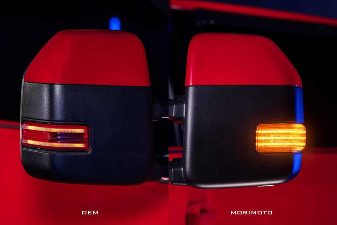 Morimoto LFM84 XB LED Mirror Lights - Pair | 2017-2022 Ford F250/F350/F450 Super Duty w/ OEM Towing Mirrors