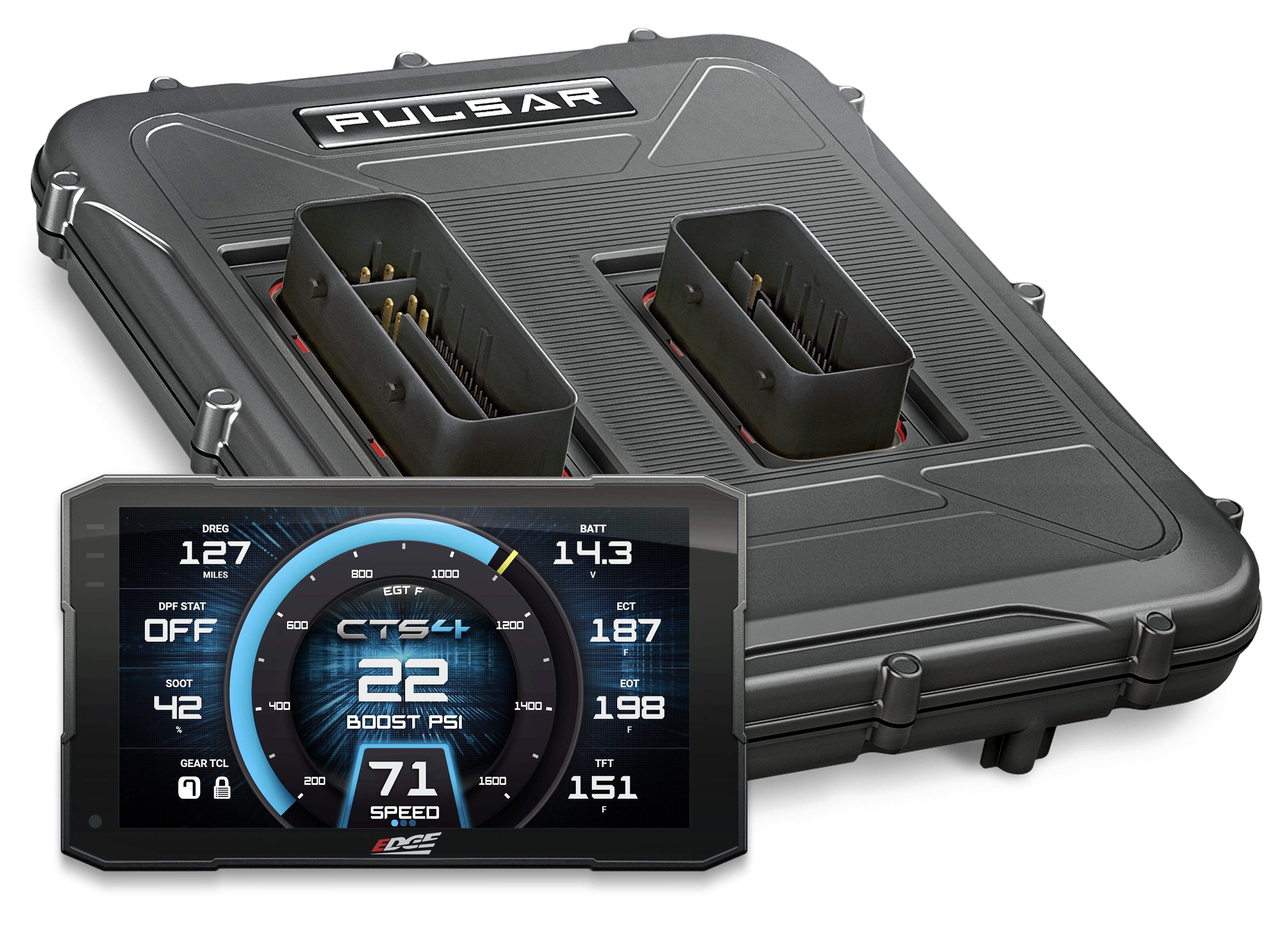 Edge 22601-4 Pulsar V3 w/ Edge Insight CTS4 | 2020–2023 GM Sierra/Silverado 2500HD/3500HD 6.6L Duramax L5P