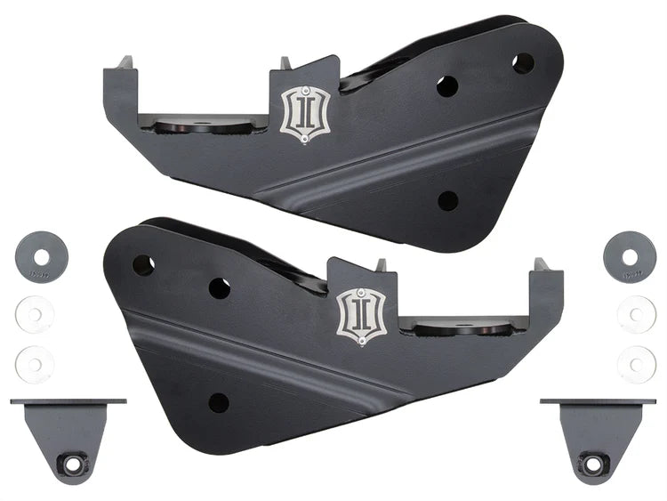 ICON 64055 Front Radius Arm Drop Kit - for 4.5-7" Lift - (Pair) | 2017-2022 Ford F250/F350 Super Duty 4WD