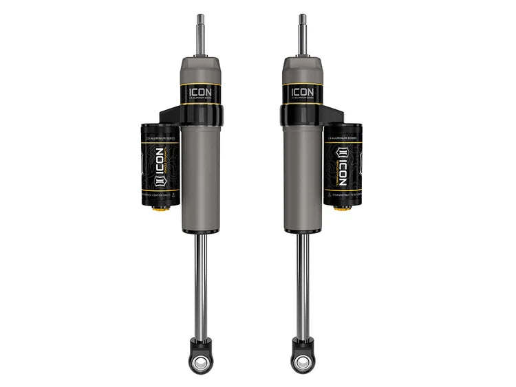 ICON 67700P 2.5" VS Aluminum Piggyback Reservoir Front Shocks - for 0-2.5" Lift - (Pair) | 2005-2025 Ford F250/F350 Super Duty 4WD