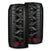 AlphaRex 658006 LUXX-Series LED Tail Lights Alpha-Black | 1987-1996 Ford F250/F350