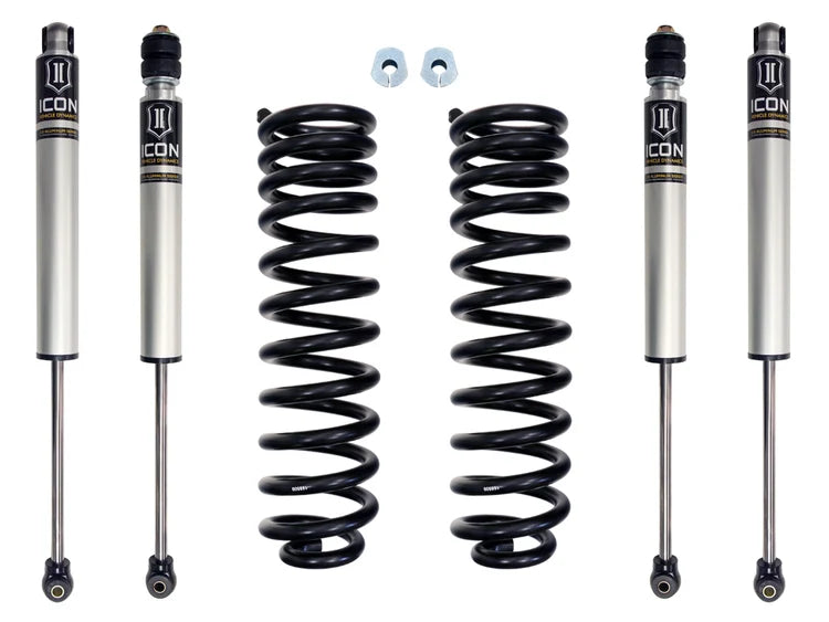 ICON K62521 Stage 1 Suspension Leveling System - Provides 2.5" Lift | 2020-2022 Ford F250/F350 Super Duty 4WD