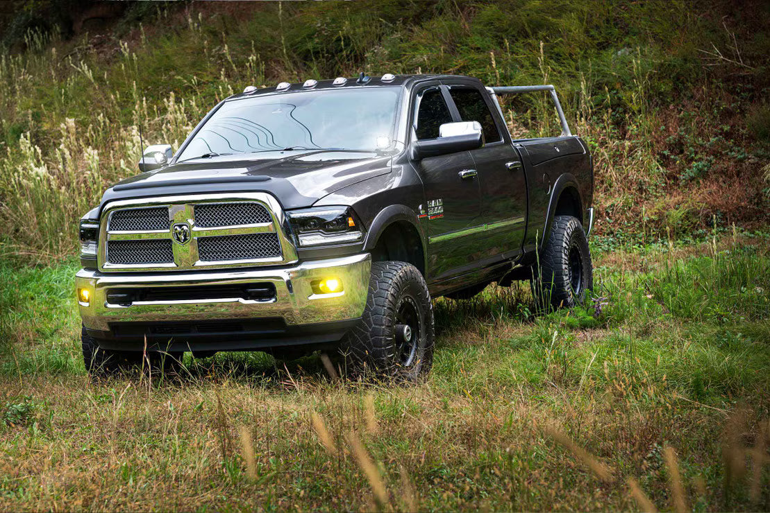 Morimoto BAF017 4Banger Horizontal Fog Brackets | 2009-2012 Dodge RAM 1500 & 2010-2017 Dodge RAM 2500/3500