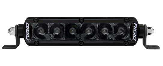 Rigid 906213BLK 6 inch SR-Series Pro Midnight Spot Beam Light Bar | Universal