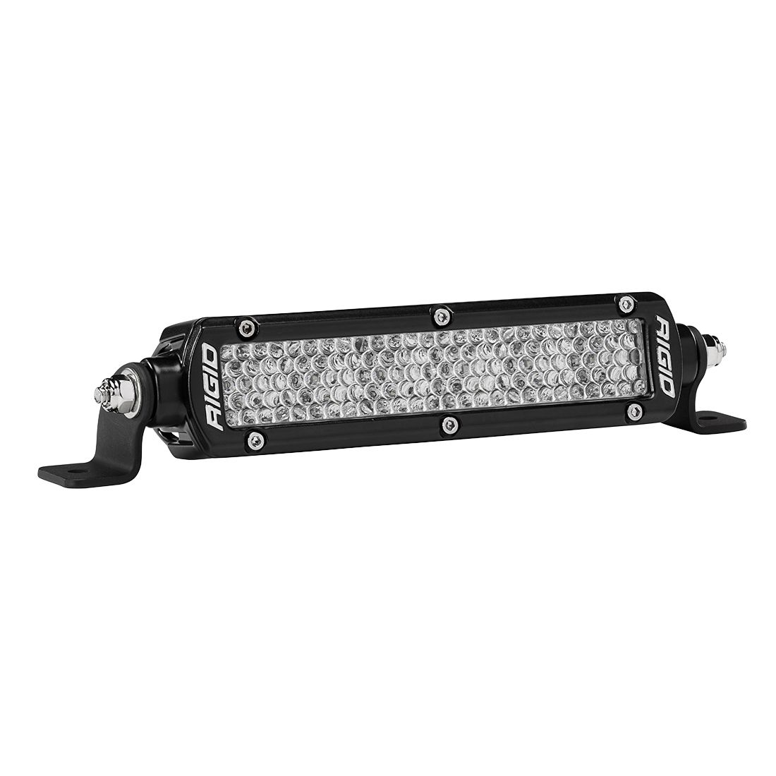 Rigid 906513 SR-Series PRO LED Light Flood Diffused 6 inch Black Housing | Universal