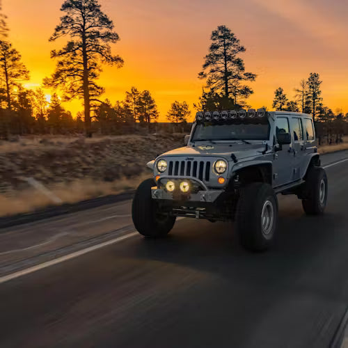 KC HiLiTES 91404 Titan LED Single Light (SAE Driving Beam) | Universal