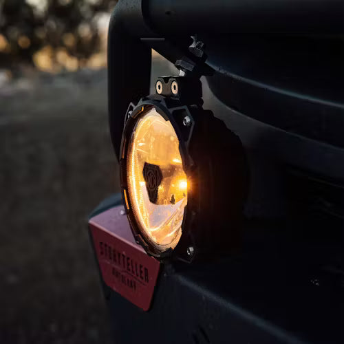 KC HiLiTES 91404 Titan LED Single Light (SAE Driving Beam) | Universal