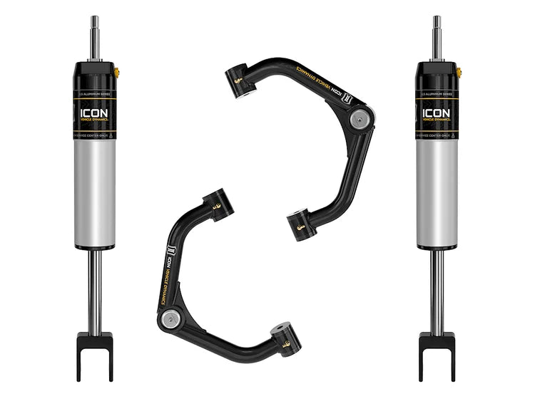 ICON 78732T V.S. 2.5" Aluminum Internal Reservoir Tubular Front Shock System - for 0-2" Lift - (Package) | 2020-2026 GM Silverado/Sierra 2500HD/3500HD