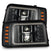 AlphaRex 880266 PRO-Series Halogen Projector Headlights - Black | 1992-1996 Ford F250/F350