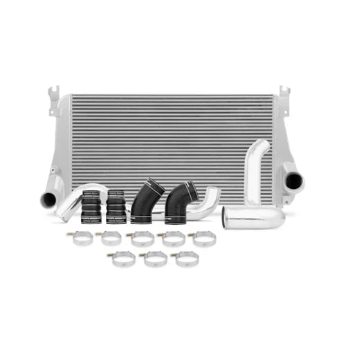 Mishimoto MMINT-DMAX-02KSL Duramax Intercooler Kit - Silver | 2002-2004 GM 6.6L Duramax