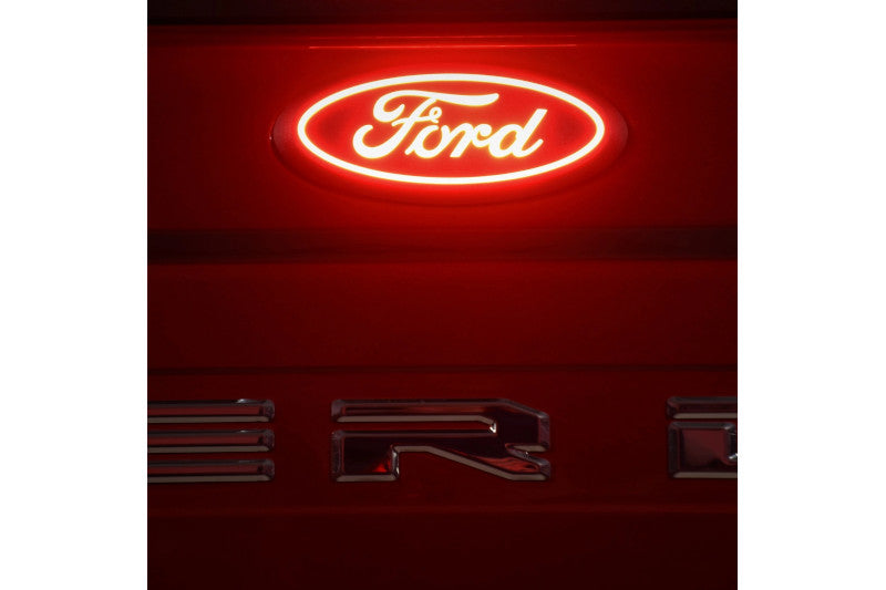 Putco 92752 Luminix Red LED Tailgate Emblem | 2020-2022 Ford F250/F350 with Camera
